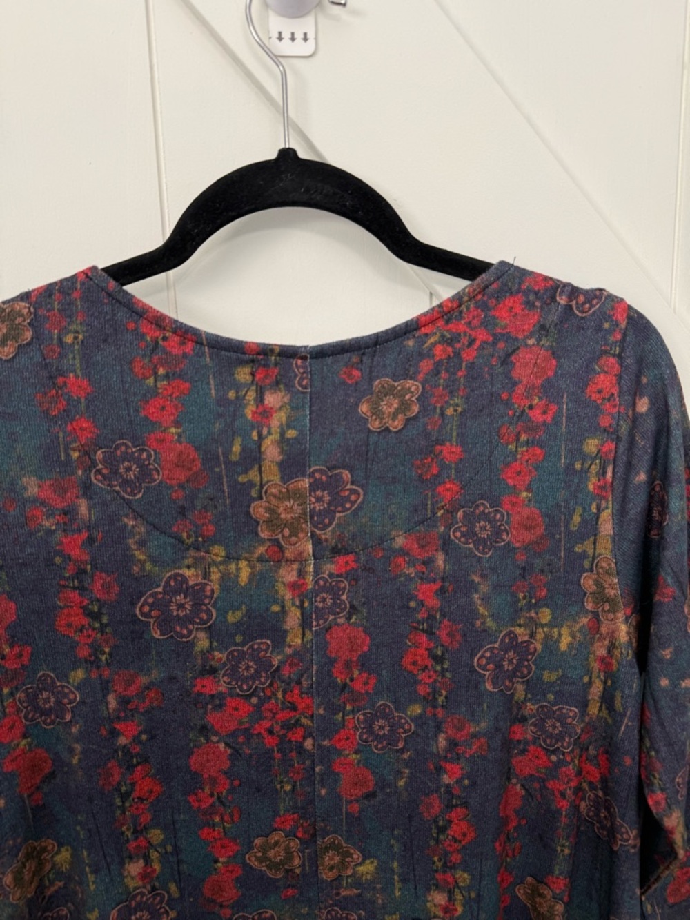 Natural Life "The Lottie" Maxi Dress in Watercolor Floral Pullover medium - Picture 10 of 14